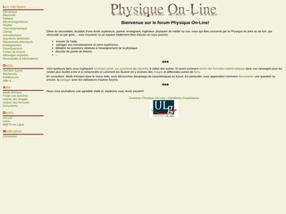 Physique On-Line