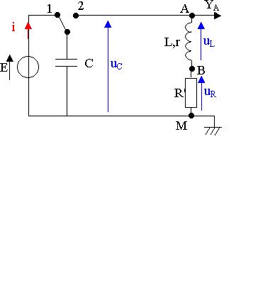 quation diffrentielle d\'un circuit RLC srie