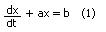 Equation diffrentielle (Diple RL)