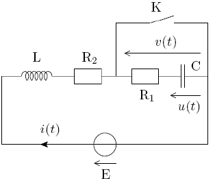 Oscillations dans un circuit R, L, C.