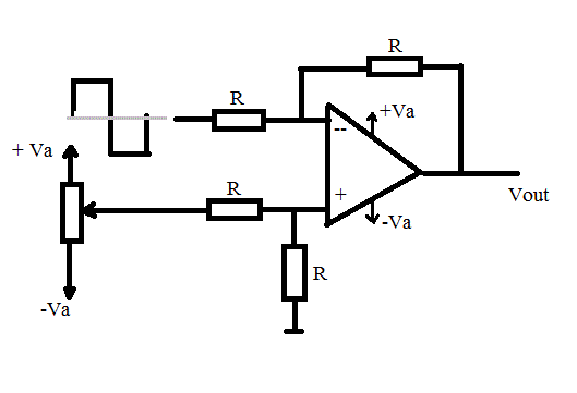 Circuit lectrique permettant d\'obtenir un signal asymtriq
