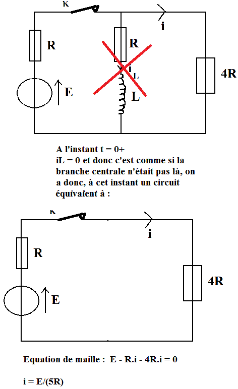 Calcul d\'intensit dans un circuit lectrique