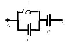 Circuit quivalent  un quartz piezoelectrique