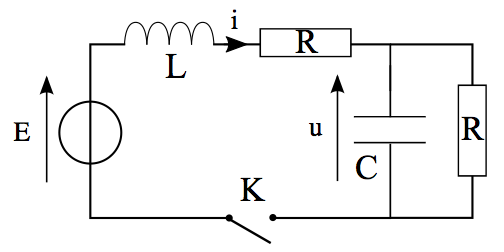 Trouver une quation diffrentielle circuit RLC