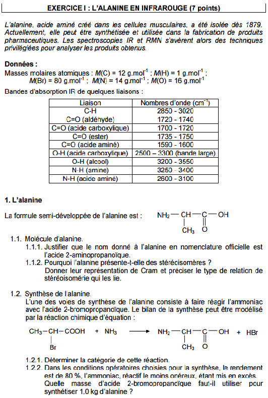 Sujet et correction Bac S 2016 Polynsie de Physique Chimie : image 1