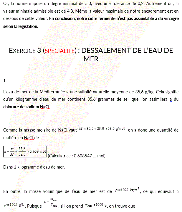 Sujet et correction Bac S 2016 Polynsie de Physique Chimie : image 29