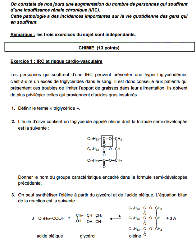 Sujet et correction Bac 2016 ST2S Physique Chimie mtropole : image 1