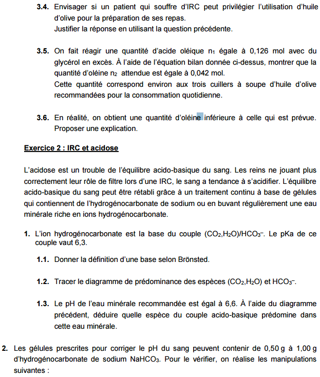 Exercice Physique Chimie Seconde Corrigé