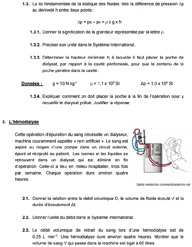 Sujet et correction Bac 2016 ST2S Physique Chimie mtropole : image 7