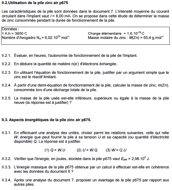 Sujet Physique Chimie Bac 2016 STL Mtropole : image 10