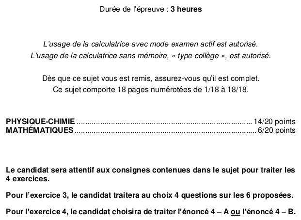 Sujet 0 de l'enseignement de spcialit STL-Physique, Chimie, M athmatiques : image 3