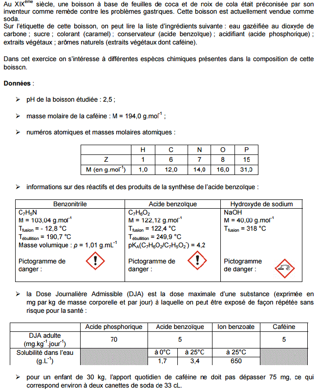 Sujets du Bac S 2015 de Physique Chimie (sp et non sp) : image 4