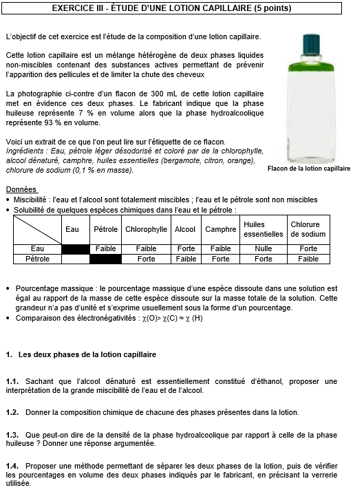 Sujet et correction Bac S 2016 Physique Chimie Liban : image 9