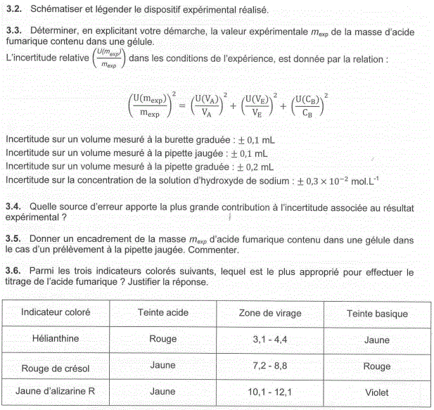 Sujet corrig Bac S 2016 Physique Chimie Amrique du nord : image 4