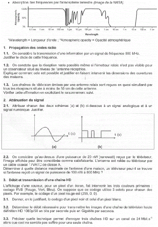 Sujet corrig Bac S 2016 Physique Chimie Amrique du nord : image 9