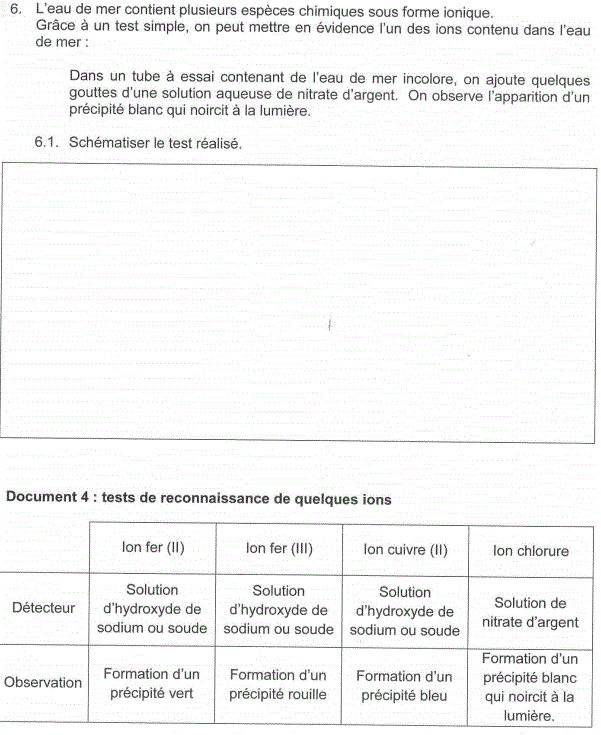 Sujet brevet 2016 Physique Chimie Washington : image 7