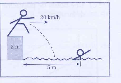 Physique - chute libre + mouvement horizontal