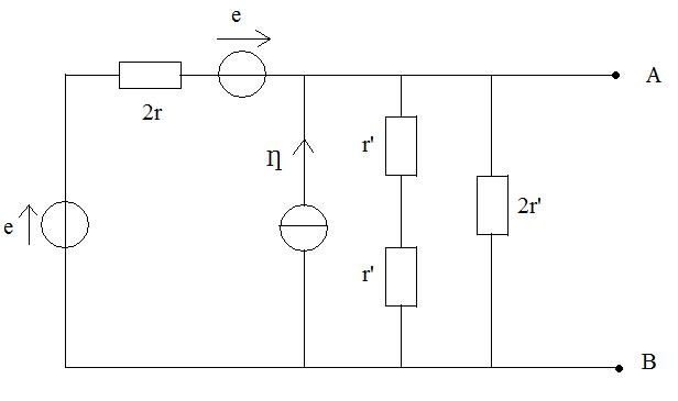 [Physique] Simplifcation d\'un circuit en Thvenin