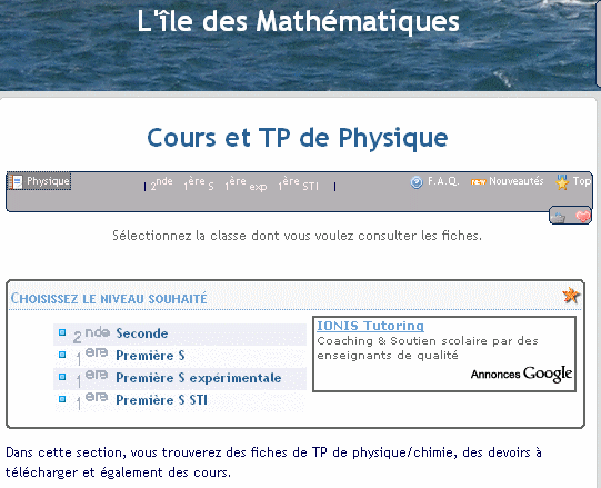 vrifications d\'OPTIQUE