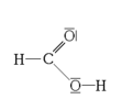 Formule de Lewis de L\'acide Mthanoque...