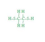 formule de Lewis de C2H6S2