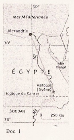 Physique seconde, Soleil--Terre