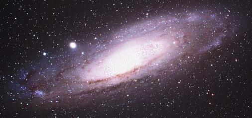 la galaxie d\'andromede