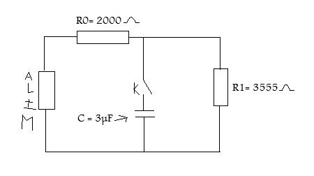 circuit RC en circuit transitoire