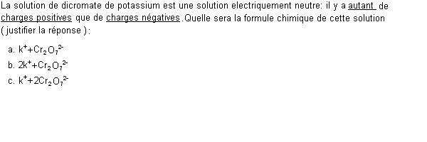 Exercice sur la constitution des ions 