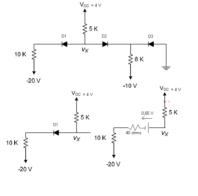 circuit avec diode