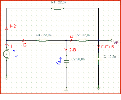 Fonction de transfert d\'un circuit..