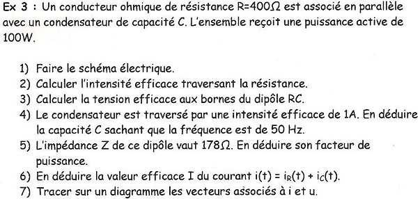 Circuit linaire en rgime sinusodal (bis)