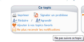 Les notifications par mail