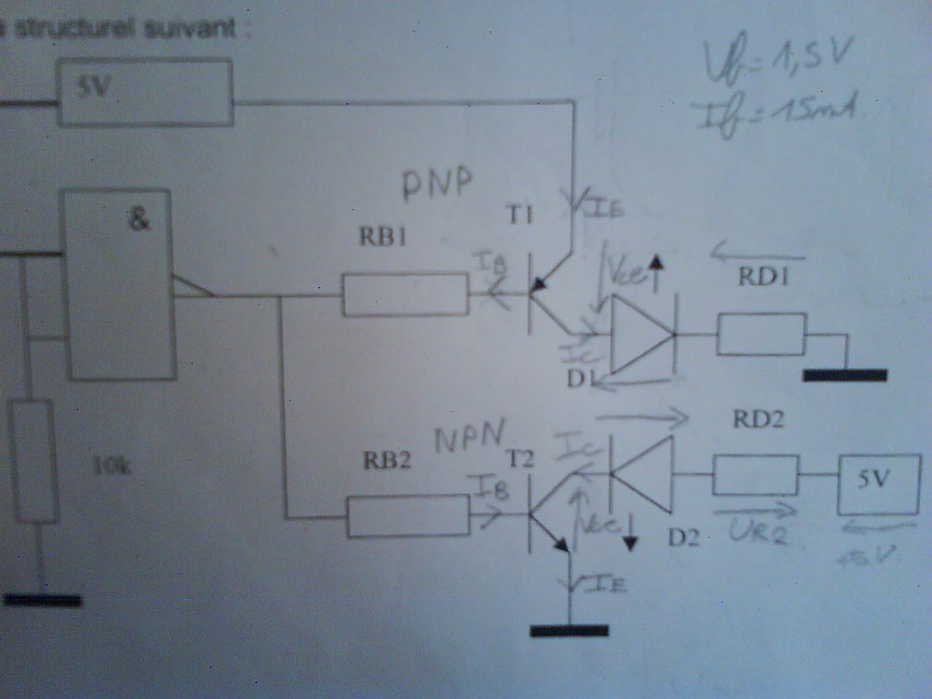 Exercice TRANSISTOR