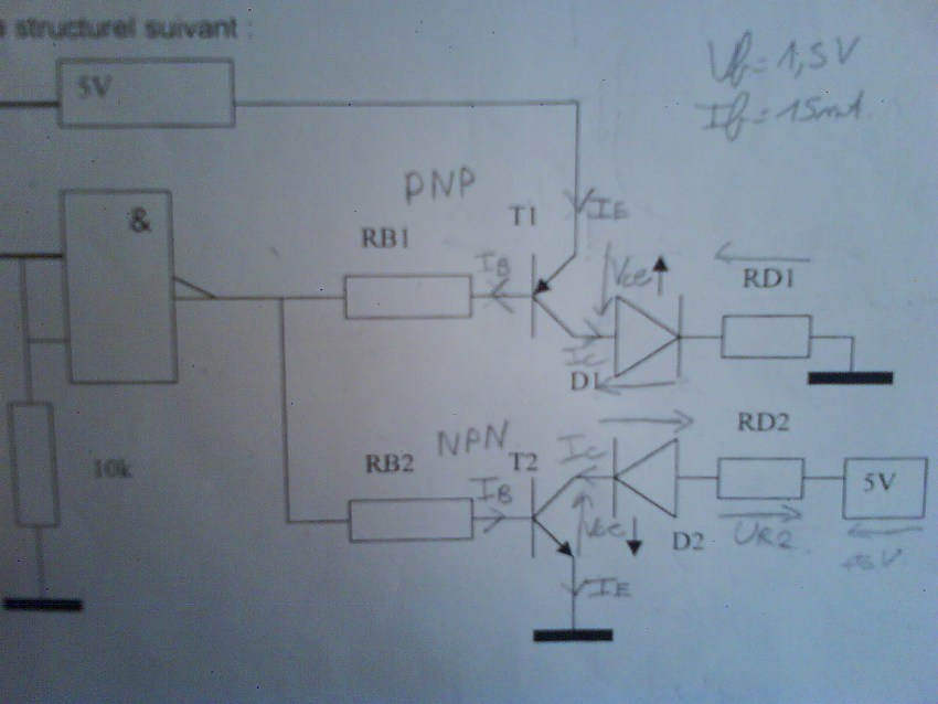 Exercice TRANSISTOR