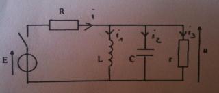 Etude d\'un circuit RLC parallle