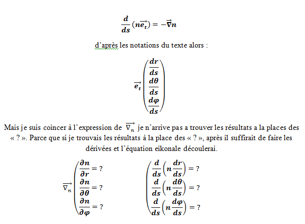 Equation eikonale