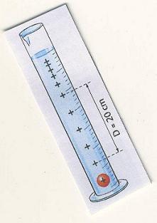 Chute d\'une bille