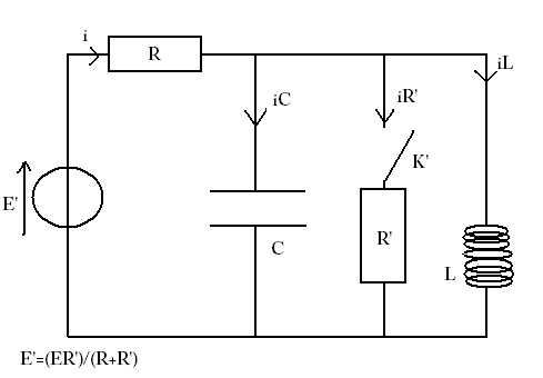 Dterminer intensits et tensions circuit RLC pour t<0 et t>0