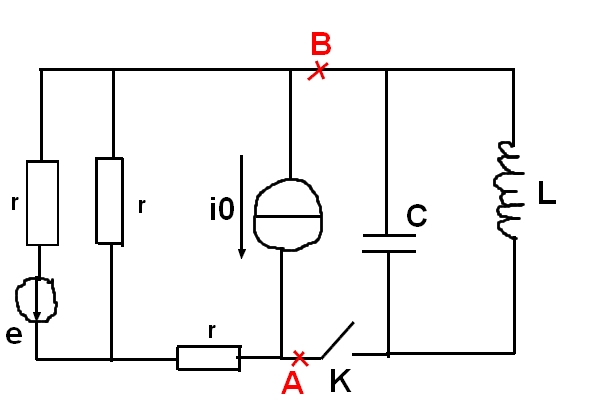 Electrocintique - Bobine et condensateur en drivation
