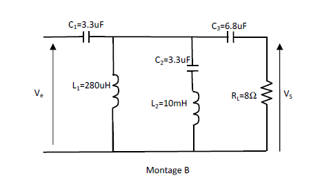 Calcul de gain d\'un montage