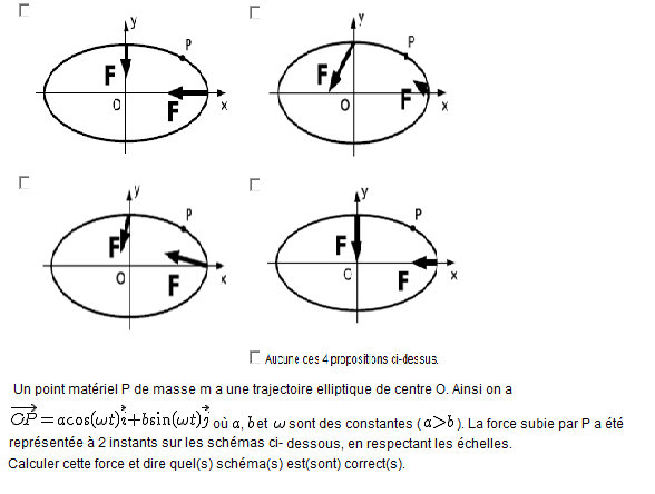 Question pour un Quizz de Physique