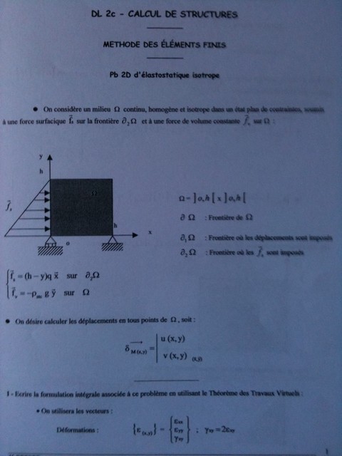 Calcul de structures