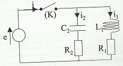 Circuit electrique RLC tension continue et sinusoidale