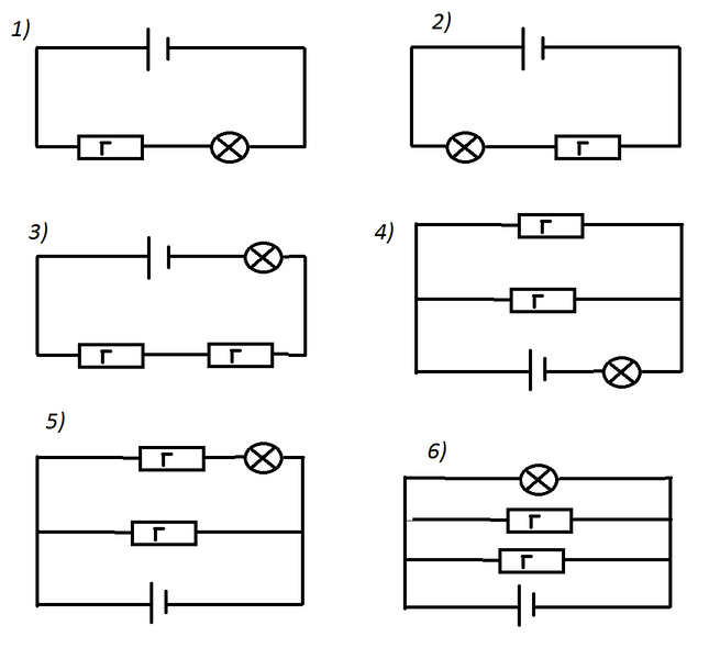 circuit lectrique simple (pile+ampoule+rsistance)