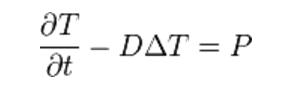 Equation de la chaleur avec source en 1D : pb sur transforme de
