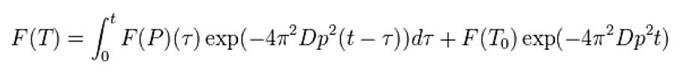Equation de la chaleur avec source en 1D : pb sur transform