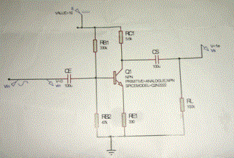 Etude amplificateur  transistor bipolaire
