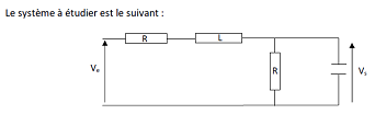 tude d\'un systeme du second d\'ordre