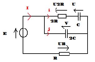 Aspect nergtique dans un circuit de condensateurs